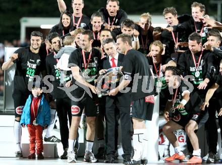 Fussball. Erste Liga.  WAC/St. Andrae gegen LASK Linz. Meisterfeier. Wolfsberg, 18.5.2012. 
Foto: Kuess

---
pressefotos, pressefotografie, kuess, qs, qspictures, sport, bild, bilder, bilddatenbank
