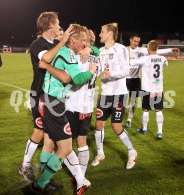 Fussball. Erste Liga.  WAC/St. Andrae gegen LASK Linz. Meisterfeier.  Jubel WAC. Wolfsberg, 18.5.2012. 
Foto: Kuess

---
pressefotos, pressefotografie, kuess, qs, qspictures, sport, bild, bilder, bilddatenbank