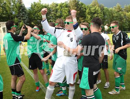 Fussball. 1. Klasse B. Feffernitz gegen Admira Villach. Jubel (Feffernitz). Feffernitz, 2.6.2012.
Foto: Kuess
---
pressefotos, pressefotografie, kuess, qs, qspictures, sport, bild, bilder, bilddatenbank