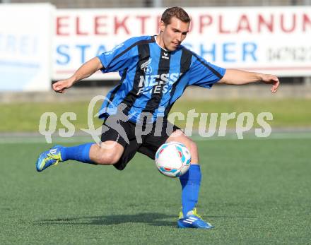 Fussball Kaerntner Liga. Spittal/Drau gegem Drautal. Rene Kofler  (Drautal).  Spittal 8.6.2012
Foto: Kuess

---
pressefotos, pressefotografie, kuess, qs, qspictures, sport, bild, bilder, bilddatenbank