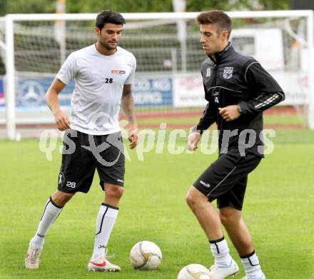 Fussball Bundesliga. Trainingsbeginn SK WAC/St. Andrae. Solano, Gernot Suppan. Wolfsberg, 11.6.2012.
Foto: Kuess
---
pressefotos, pressefotografie, kuess, qs, qspictures, sport, bild, bilder, bilddatenbank