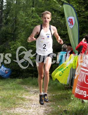 Berglauf Oesterreichische Meisterschaft. Schwarzgupflauf. Markus Hohenwarter (AUT). St. Margarethen im Rosental, am 10.6.2012.
Foto: Kuess 
---
pressefotos, pressefotografie, kuess, qs, qspictures, sport, bild, bilder, bilddatenbank