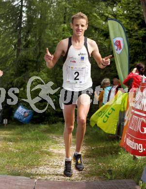 Berglauf oesterreichische Meisterschaft. Schwarzgupflauf. Markus Hohenwarter (AUT). St. Margarethen im Rosental, am 10.6.2012.
Foto: Kuess 
---
pressefotos, pressefotografie, kuess, qs, qspictures, sport, bild, bilder, bilddatenbank