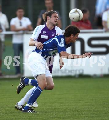 Fussball Testspiel. RZ Pellets WAC gegen SK Austria Klagenfurt. Christian Falk (WAC), Raydner (Austria). Welzenegg, am 16.6.2012.
Foto: Kuess
---
pressefotos, pressefotografie, kuess, qs, qspictures, sport, bild, bilder, bilddatenbank