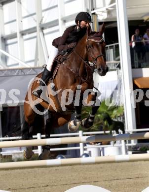 Springreiten. Staatsmeisterschaft Mannschaft. Iris Murray (OOE). Treffen, am 22.6.2012.
Foto: Kuess

---
pressefotos, pressefotografie, kuess, qs, qspictures, sport, bild, bilder, bilddatenbank