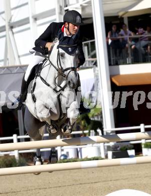 Springreiten. Staatsmeisterschaft Mannschaft. Mario Bichler (ST). Treffen, am 22.6.2012.
Foto: Kuess

---
pressefotos, pressefotografie, kuess, qs, qspictures, sport, bild, bilder, bilddatenbank