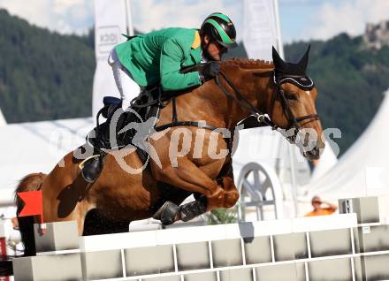 Springreiten. Staatsmeisterschaft Mannschaft. Dieter Koefler. Treffen, am 22.6.2012.
Foto: Kuess

---
pressefotos, pressefotografie, kuess, qs, qspictures, sport, bild, bilder, bilddatenbank