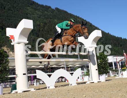 Springreiten. Staatsmeisterschaft Mannschaft. Dieter Koefler. Treffen, am 22.6.2012.
Foto: Kuess

---
pressefotos, pressefotografie, kuess, qs, qspictures, sport, bild, bilder, bilddatenbank