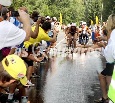 Ironman Austria. Schwimmen, Radfahren, Laufen. Faris Al-Sultan in Drobollach. Klagenfurt, 1.7.2012
Foto: Kuess

---
pressefotos, pressefotografie, kuess, qs, qspictures, sport, bild, bilder, bilddatenbank