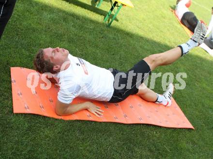 Fussball. Bundesliga. WAC. Training.  Christian Thonhofer. Wolfsberg, 2.7.2012.
Foto: Kuess
---
pressefotos, pressefotografie, kuess, qs, qspictures, sport, bild, bilder, bilddatenbank