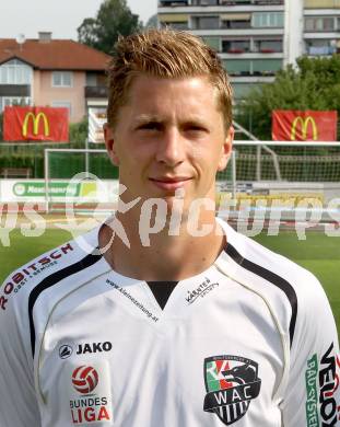 Fussball. Bundesliga. WAC. Mannschaftsfototermin. Portraits.  Christian Thonhofer. Wolfsberg, 2.7.2012.
Foto: Kuess
---
pressefotos, pressefotografie, kuess, qs, qspictures, sport, bild, bilder, bilddatenbank