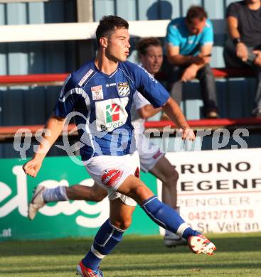 Fussball Testspiel. Treibach gegen RZ Pellets WAC.  Roland Putsche (WAC). Treibach, 6.7.2012.
Foto: Kuess
---
pressefotos, pressefotografie, kuess, qs, qspictures, sport, bild, bilder, bilddatenbank