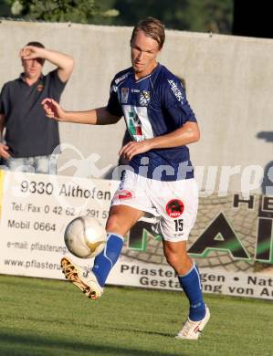 Fussball Testspiel. Treibach gegen RZ Pellets WAC.  Rene Gsellmann (WAC). Treibach, 6.7.2012.
Foto: Kuess
---
pressefotos, pressefotografie, kuess, qs, qspictures, sport, bild, bilder, bilddatenbank