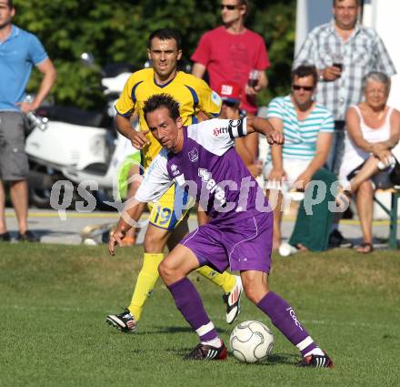 Fussball Testspiel. SK Austria Klagenfurt gegen Domzale. Matthias Dollinger (Austria). Schiefling, am 8.7.2012.
Foto: Kuess
---
pressefotos, pressefotografie, kuess, qs, qspictures, sport, bild, bilder, bilddatenbank