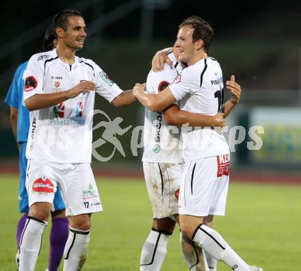 Fussball Testspiel. WAC gegen Ordonspor. Torjubel Mario Kroepfl (WAC). Wolfsberg, 10.7.2012.
Foto: Kuess


---
pressefotos, pressefotografie, kuess, qs, qspictures, sport, bild, bilder, bilddatenbank