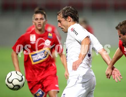 Fussball OEFB Cup. SK Austria Klagenfurt gegen SV Horn.  Marc Sand (Austria). Klagenfurt, am 13.7.2012.
Foto: Kuess
---
pressefotos, pressefotografie, kuess, qs, qspictures, sport, bild, bilder, bilddatenbank