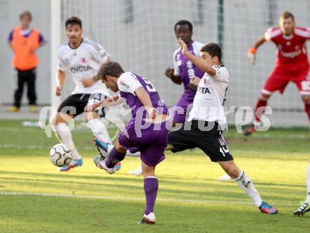 Fussball Testspiel. SK Austria Klagenfurt gegen Besiktas Istanbul. Marc Sand (Austria). Klagenfurt, am 16.7.2012.
Foto: Kuess
---
pressefotos, pressefotografie, kuess, qs, qspictures, sport, bild, bilder, bilddatenbank