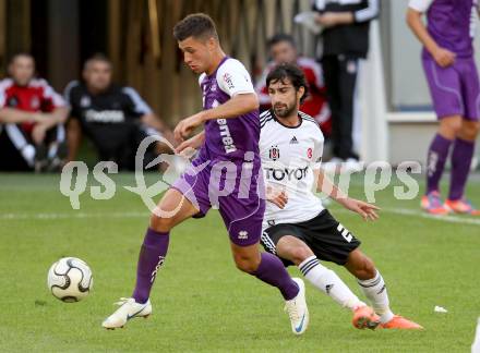 Fussball Testspiel. SK Austria Klagenfurt gegen Besiktas Istanbul.  Lumbardh Salihu (Austria). Klagenfurt, am 16.7.2012.
Foto: Kuess
---
pressefotos, pressefotografie, kuess, qs, qspictures, sport, bild, bilder, bilddatenbank