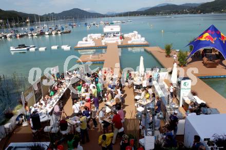 Beachvolleyball Grand Slam 2012. Pressekonferenz. Klagenfurt, 17.7.2012.
Foto: kuess
---
pressefotos, pressefotografie, kuess, qs, qspictures, sport, bild, bilder, bilddatenbank