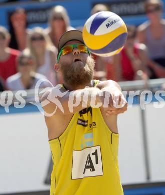 Beachvolleyball Grand Slam.  Stefan Gunnarsson, (SWE). Klagenfurt, 18.7.2012
Foto: Kuess
---
pressefotos, pressefotografie, kuess, qs, qspictures, sport, bild, bilder, bilddatenbank