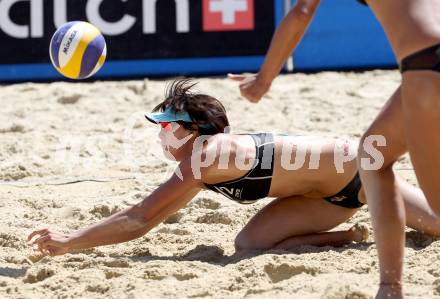 Beachvolleyball Grand Slam.  Xi Zhang (CHN). Klagenfurt, 18.7.2012
Foto: Kuess

---
pressefotos, pressefotografie, kuess, qs, qspictures, sport, bild, bilder, bilddatenbank