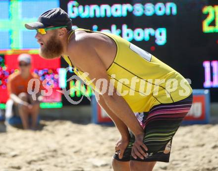 Beachvolleyball Grand Slam.  Stefan Gunnarsson (SWE). Klagenfurt, 18.7.2012
Foto: Kuess

---
pressefotos, pressefotografie, kuess, qs, qspictures, sport, bild, bilder, bilddatenbank