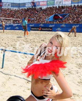 Beachvolleyball Grand Slam.  Steyr Girls. Klagenfurt, 19.7.2012
Foto: Kuess

---
pressefotos, pressefotografie, kuess, qs, qspictures, sport, bild, bilder, bilddatenbank