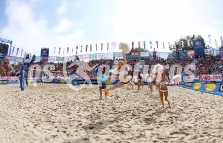 Beachvolleyball Grand Slam.  Steyr Girls. Klagenfurt, 19.7.2012
Foto: Kuess

---
pressefotos, pressefotografie, kuess, qs, qspictures, sport, bild, bilder, bilddatenbank