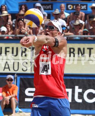 Beachvolleyball Grand Slam.  Alexander Horst (AUT). Klagenfurt, 19.7.2012
Foto: Kuess

---
pressefotos, pressefotografie, kuess, qs, qspictures, sport, bild, bilder, bilddatenbank