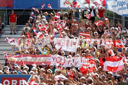 Beachvolleyball Grand Slam Fans Klagenfurt, 20.7.2012
Foto: Kuess

---
pressefotos, pressefotografie, kuess, qs, qspictures, sport, bild, bilder, bilddatenbank