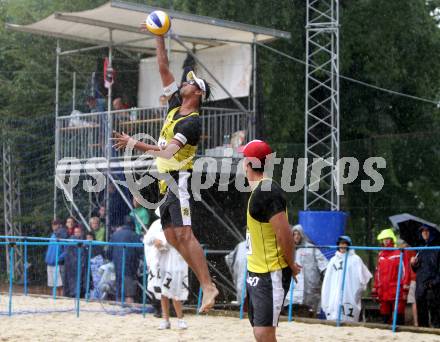 Beachvolleyball Grand Slam.  COSTA SANTOS Ricardo Alex, CUNHA Pedro (BRA). Klagenfurt, 21.7.2012
Foto: Kuess
---
pressefotos, pressefotografie, kuess, qs, qspictures, sport, bild, bilder, bilddatenbank