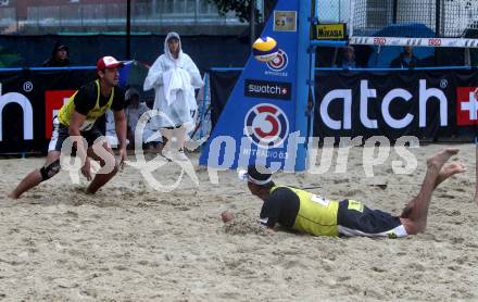 Beachvolleyball Grand Slam. COSTA SANTOS Ricardo Alex, CUNHA Pedro (BRA). Klagenfurt, 21.7.2012
Foto: Kuess

---
pressefotos, pressefotografie, kuess, qs, qspictures, sport, bild, bilder, bilddatenbank