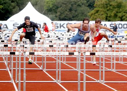Leichtathletik. Oesterreichische Meisterschaften.  110 Meter Huerden. Manuel Prazak. KLagenfurt, am 22.7.2012.
Foto: Kuess
---
pressefotos, pressefotografie, kuess, qs, qspictures, sport, bild, bilder, bilddatenbank