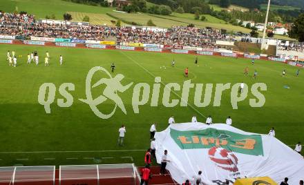 Fussball. Bundesliga. RZ Pellets WAC gegen FK Austria Wien. Stadion, Zuschauer. Wolfsberg, 25.7.2012.
Foto: Kuess


---
pressefotos, pressefotografie, kuess, qs, qspictures, sport, bild, bilder, bilddatenbank