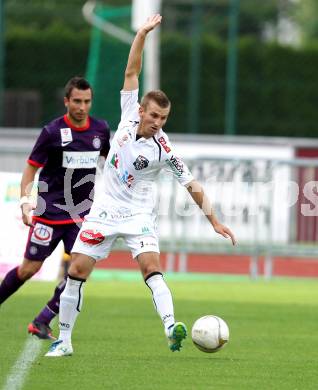 Fussball. Bundesliga. RZ Pellets WAC gegen FK Austria Wien. Manuel Kerhe (WAC). Wolfsberg, 25.7.2012.
Foto: Kuess

---
pressefotos, pressefotografie, kuess, qs, qspictures, sport, bild, bilder, bilddatenbank