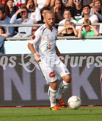 Fussball. Bundesliga. RZ Pellets WAC gegen FK Austria Wien. Stephan Stueckler, (WAC). Wolfsberg, 25.7.2012.
Foto: Kuess

---
pressefotos, pressefotografie, kuess, qs, qspictures, sport, bild, bilder, bilddatenbank