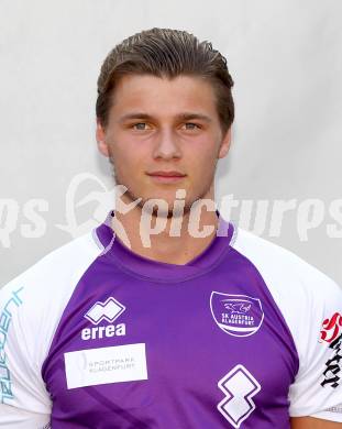 Fussball. Regionalliga. SK Austria Klagenfurt. Mannschaftsfototermin.   Portrait. Michael Tschemernjak . Klagenfurt, 26.7.2012.
Foto: Kuess
---
pressefotos, pressefotografie, kuess, qs, qspictures, sport, bild, bilder, bilddatenbank