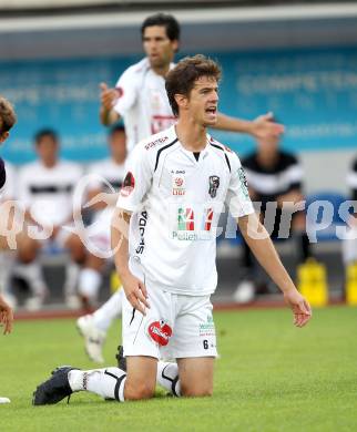 Fussball. Bundesliga. RZ Pellets WAC gegen FK Austria Wien. Christian Falk (WAC). Wolfsberg, 25.7.2012.
Foto: Kuess

---
pressefotos, pressefotografie, kuess, qs, qspictures, sport, bild, bilder, bilddatenbank