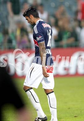 Fussball. Bundesliga. RZ Pellets WAC gegen FC Red Bull Salzburg. Solano im Dress von Soriano Casas Jonatan (WAC). Wolfsberg, 4.8.2012.
Foto: Kuess

---
pressefotos, pressefotografie, kuess, qs, qspictures, sport, bild, bilder, bilddatenbank