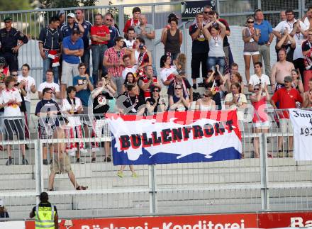 Fussball. Bundesliga. RZ Pellets WAC gegen FC Red Bull Salzburg. Fans. Wolfsberg, 4.8.2012.
Foto: Kuess

---
pressefotos, pressefotografie, kuess, qs, qspictures, sport, bild, bilder, bilddatenbank