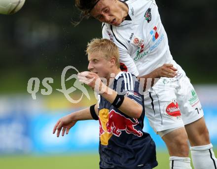 Fussball. Bundesliga. RZ Pellets WAC gegen FC Red Bull Salzburg. Dario Baldauf, (WAC), Martin Hinteregger  (Salzburg). Wolfsberg, 4.8.2012.
Foto: Kuess

---
pressefotos, pressefotografie, kuess, qs, qspictures, sport, bild, bilder, bilddatenbank