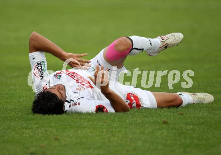 Fussball. Bundesliga. RZ Pellets WAC gegen FC Red Bull Salzburg. Jacobo (WAC). Wolfsberg, 4.8.2012.
Foto: Kuess

---
pressefotos, pressefotografie, kuess, qs, qspictures, sport, bild, bilder, bilddatenbank