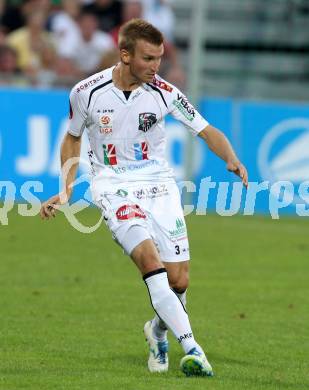 Fussball. Bundesliga. RZ Pellets WAC gegen FC Red Bull Salzburg. Manuel Kerhe (WAC). Wolfsberg, 4.8.2012.
Foto: Kuess

---
pressefotos, pressefotografie, kuess, qs, qspictures, sport, bild, bilder, bilddatenbank