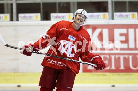 Eishockey. KAC. Training. Jamie Lundmark. Klagenfurt, 6.8.2012. 
Foto: Kuess
---
pressefotos, pressefotografie, kuess, qs, qspictures, sport, bild, bilder, bilddatenbank