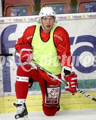 Eishockey. KAC. Training. Harand Patrick. Klagenfurt, 6.8.2012. 
Foto: Kuess
---
pressefotos, pressefotografie, kuess, qs, qspictures, sport, bild, bilder, bilddatenbank