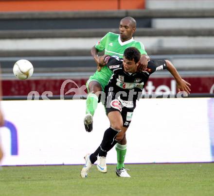 Fussball Testspiel. RZ Pellets WAC gegen VfL Wolfsburg. Mihret Topcagic, (WAC), Naldo (Wolfsburg). Wolfsberg, 7.8.2012.
Foto: Kuess
---
pressefotos, pressefotografie, kuess, qs, qspictures, sport, bild, bilder, bilddatenbank