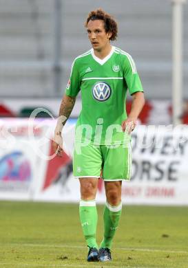 Fussball Testspiel. RZ Pellets WAC gegen VfL Wolfsburg. Emanuel Pogatetz (Wolfsburg). Wolfsberg, 7.8.2012.
Foto: Kuess
---
pressefotos, pressefotografie, kuess, qs, qspictures, sport, bild, bilder, bilddatenbank