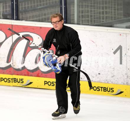 Eishockey. VSV. Training.  Hannu Jaervenpaeae. Villach, 8.8.2012.
Foto: Kuess
---
pressefotos, pressefotografie, kuess, qs, qspictures, sport, bild, bilder, bilddatenbank