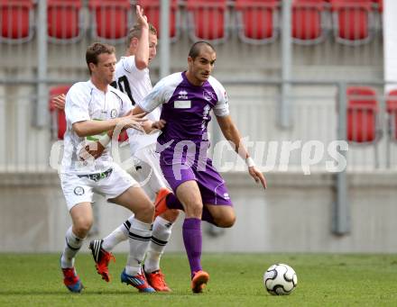 Fussball Regionalliga. SK Austria Klagenfurt gegen Sturm Graz Amateure. Rexhe Bytyci (Klagenfurt). Klagenfurt, 10.8.2012.
Foto: Kuess


---
pressefotos, pressefotografie, kuess, qs, qspictures, sport, bild, bilder, bilddatenbank