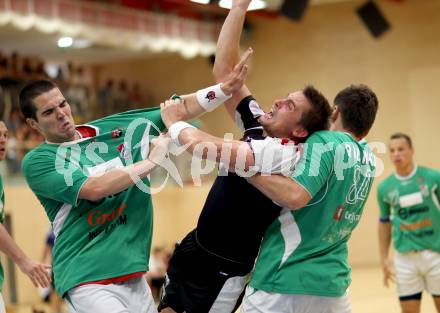 Handball Bundesliga. Testspiel. SC Ferlach gegen Ribnica. Daniel Plesej (Ferlach). Ferlach, 11.8.2012.
Foto: Kuess
---
pressefotos, pressefotografie, kuess, qs, qspictures, sport, bild, bilder, bilddatenbank